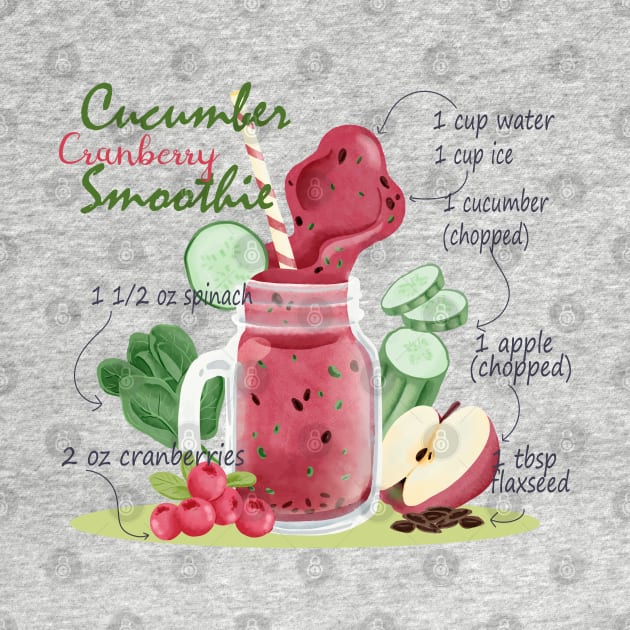 Cucumber and cranberry smoothie by big_owl